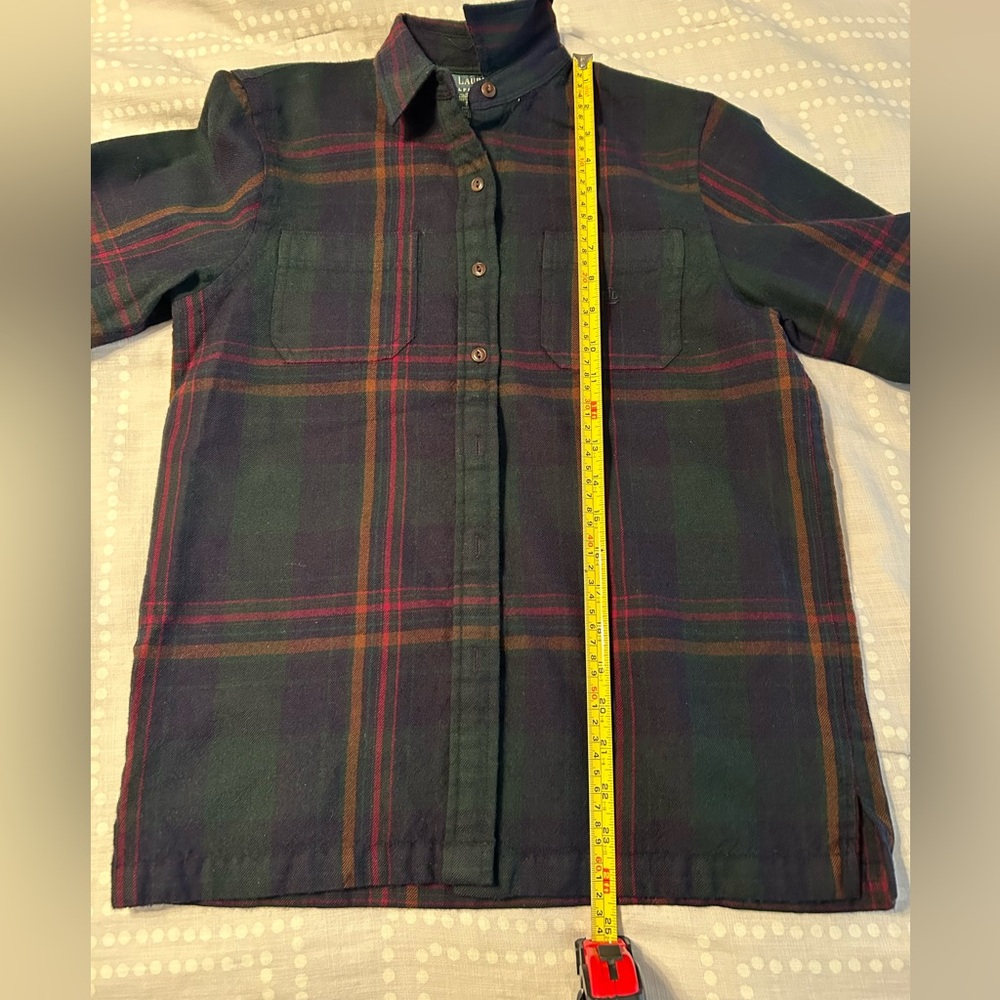 LAUREN Ralph Lauren Plaid Worsted Wool Shirt - SP - EUC - Picture 8 of 8